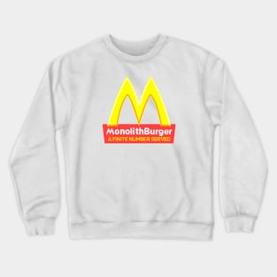 Monolith Burger 8-bit Crewneck Sweatshirt